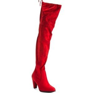 BRAND NEW CATHERINE MALANDRINO Over The Knee Heel Boots